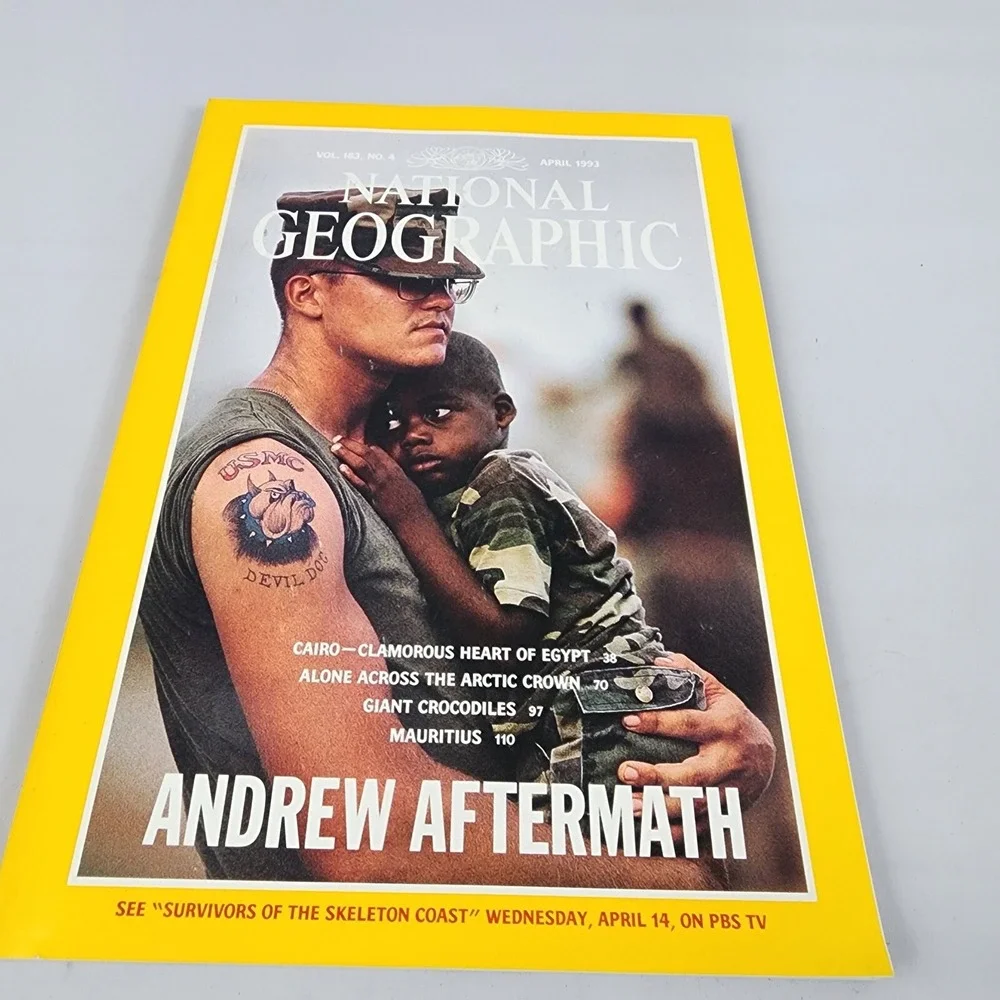 National Geographic Magazine April 1993  No Insert‎